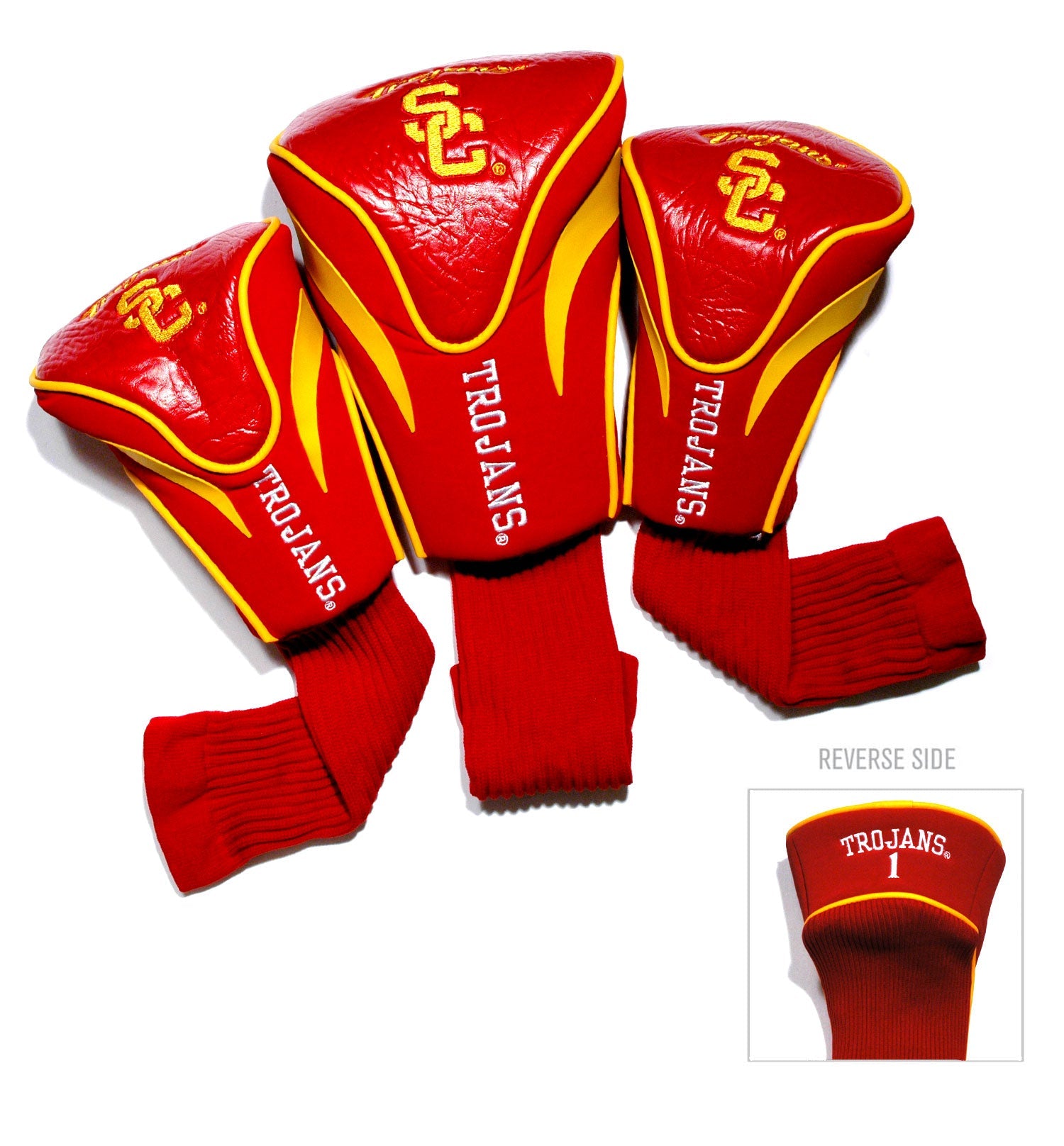 USC Trojans 3 Pack Contour Sock Headcovers - Club Rehab