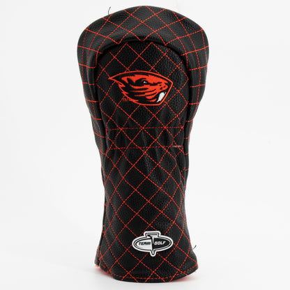 Oregon State Beavers Solid Quilted Fairway Headcover, back view