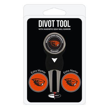 Oregon State Beavers Divot Tool + 3 Ball Markers