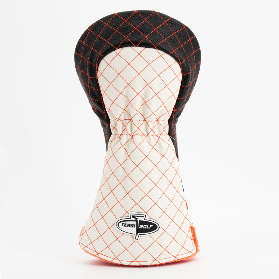 Oregon State Beavers striped quilted driver cover, back view