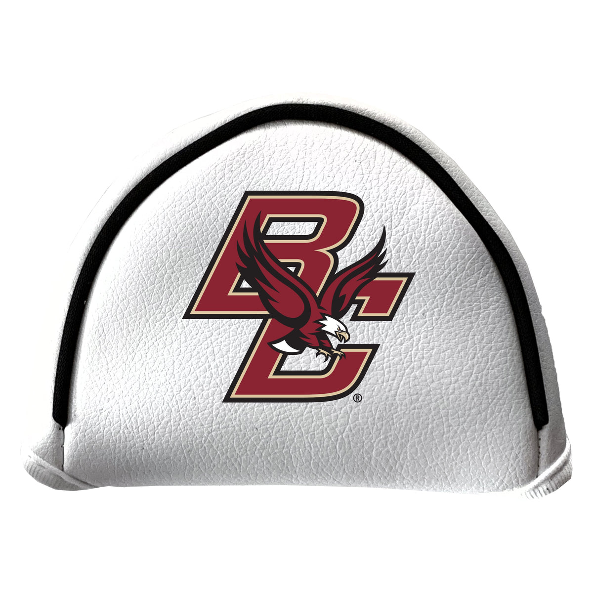Boston College Eagles vintage mallet putter white printed golf headcover