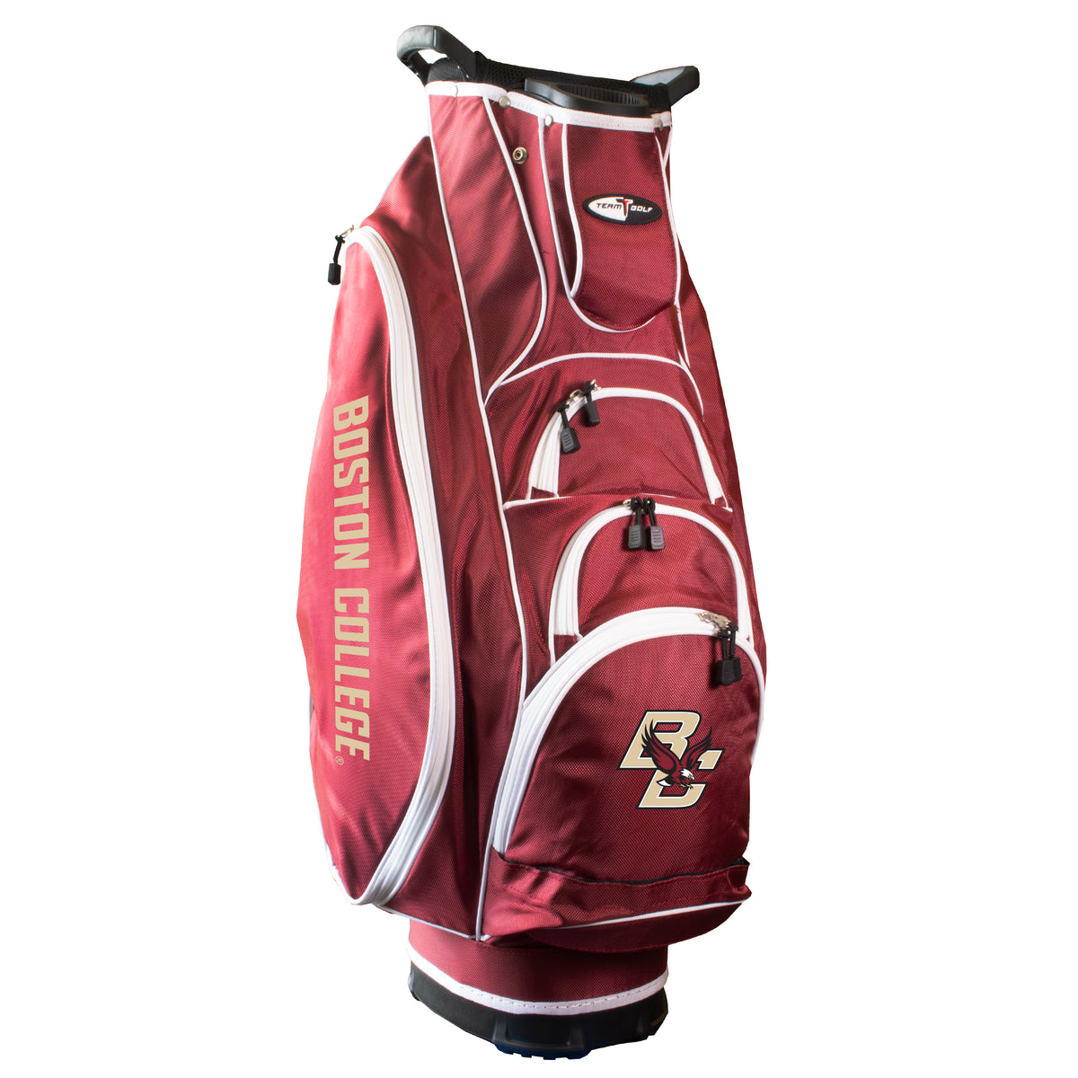 Boston Col Albatross golf cart bag in Maroon