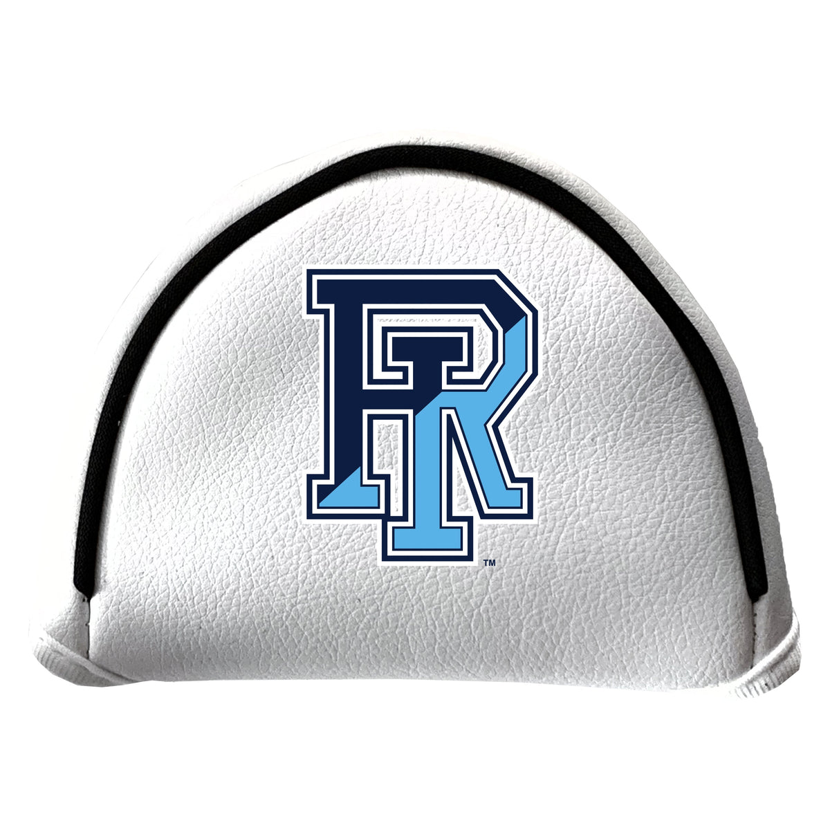 Rhode Island Rams vintage mallet putter white printed golf headcover