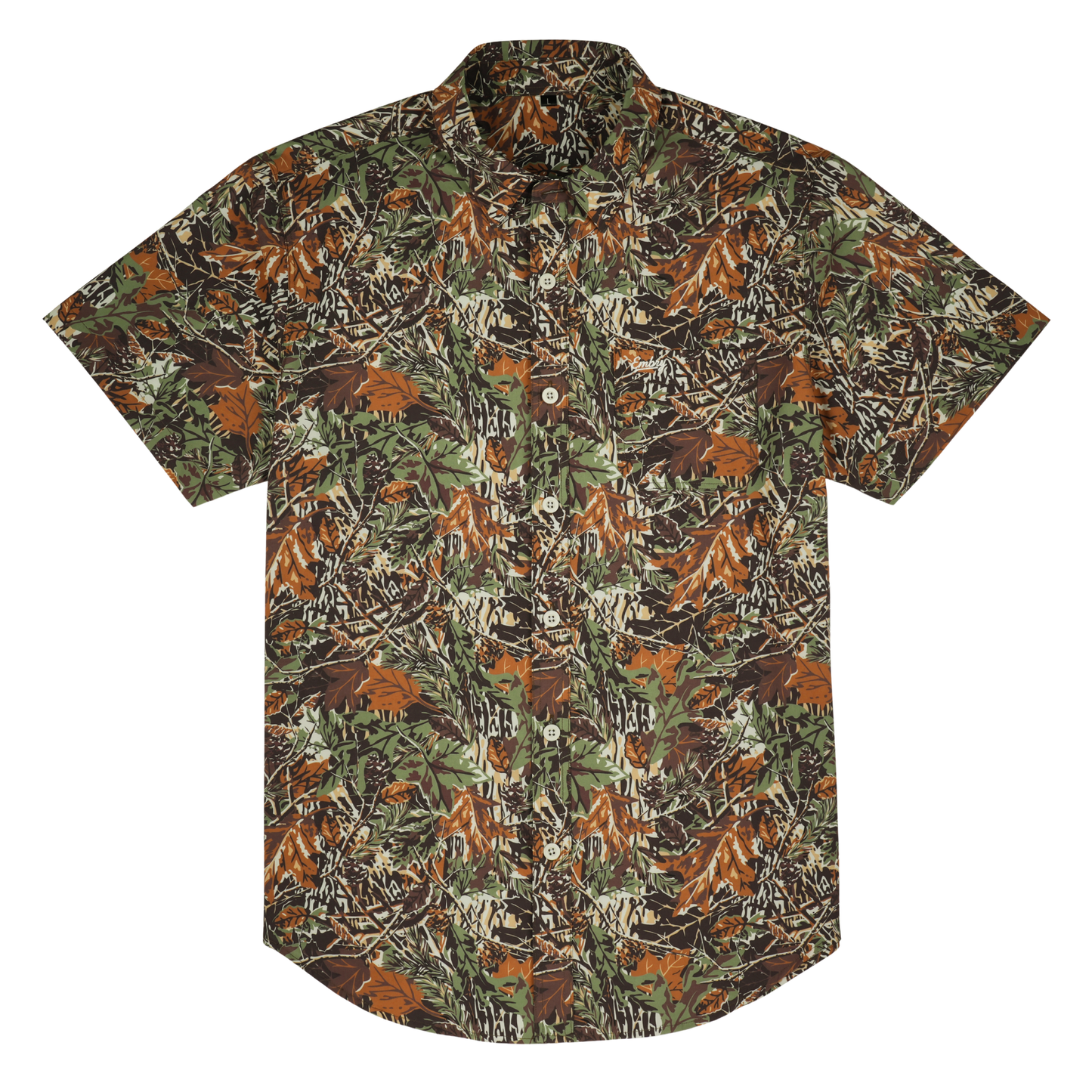 Performance Button Up - Forest