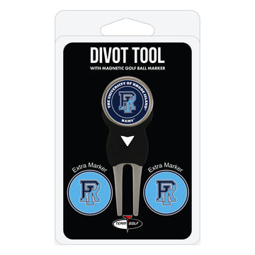 Rhode Island Rams Pitchgabel + 3 Ballmarker
