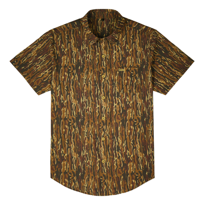 Performance Button Up - Brown Ranch