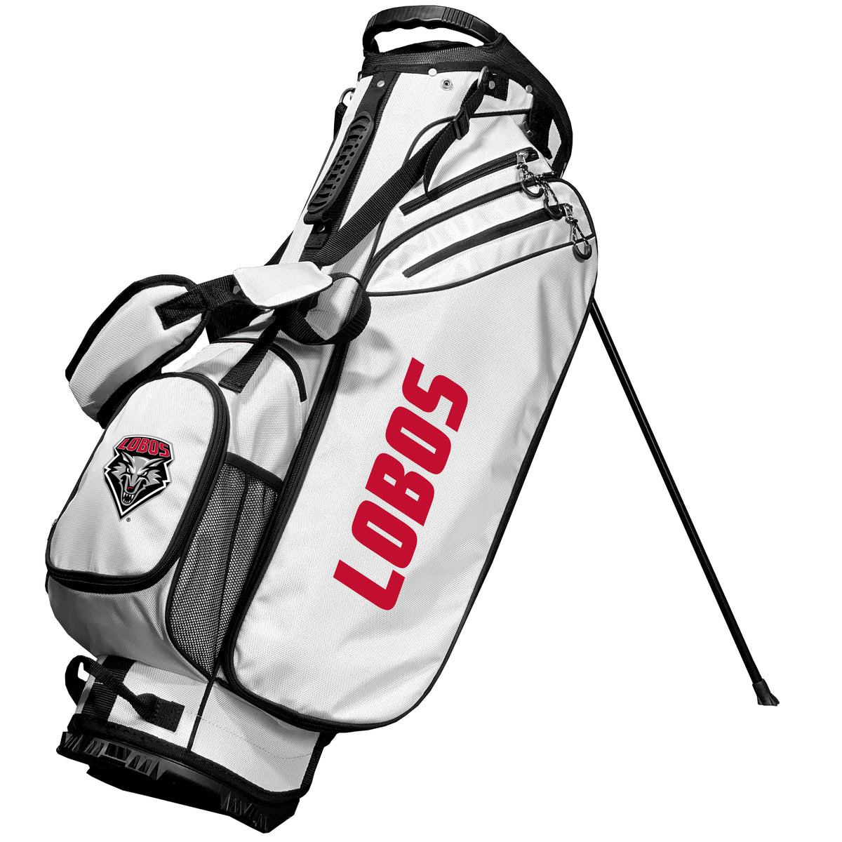New Mexico Lobos Birdie stand golf bag, White color