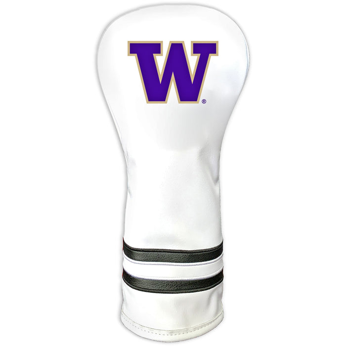 Washington Huskies Vintage White Printed Fairway Headcover