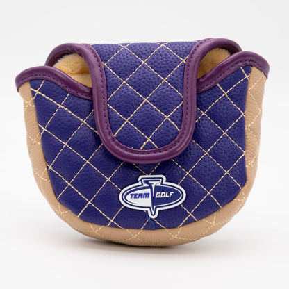 Washington Huskies Solid Quilted Mallet Putter Cover, back view