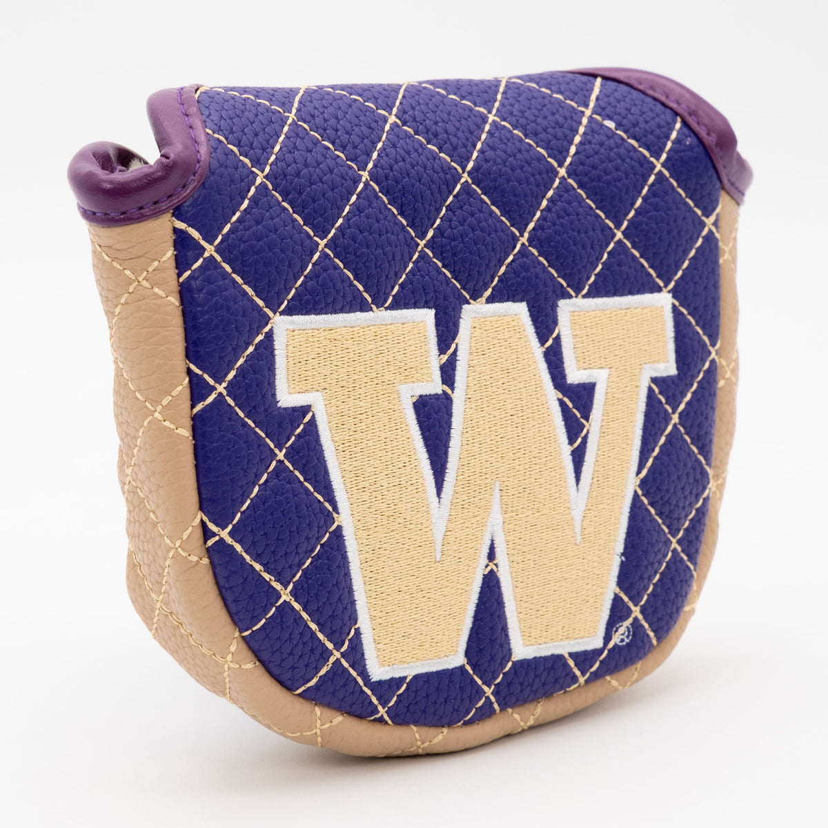 Washington Huskies Solid Quilted Mallet Putter Headcover - golf headcover product images