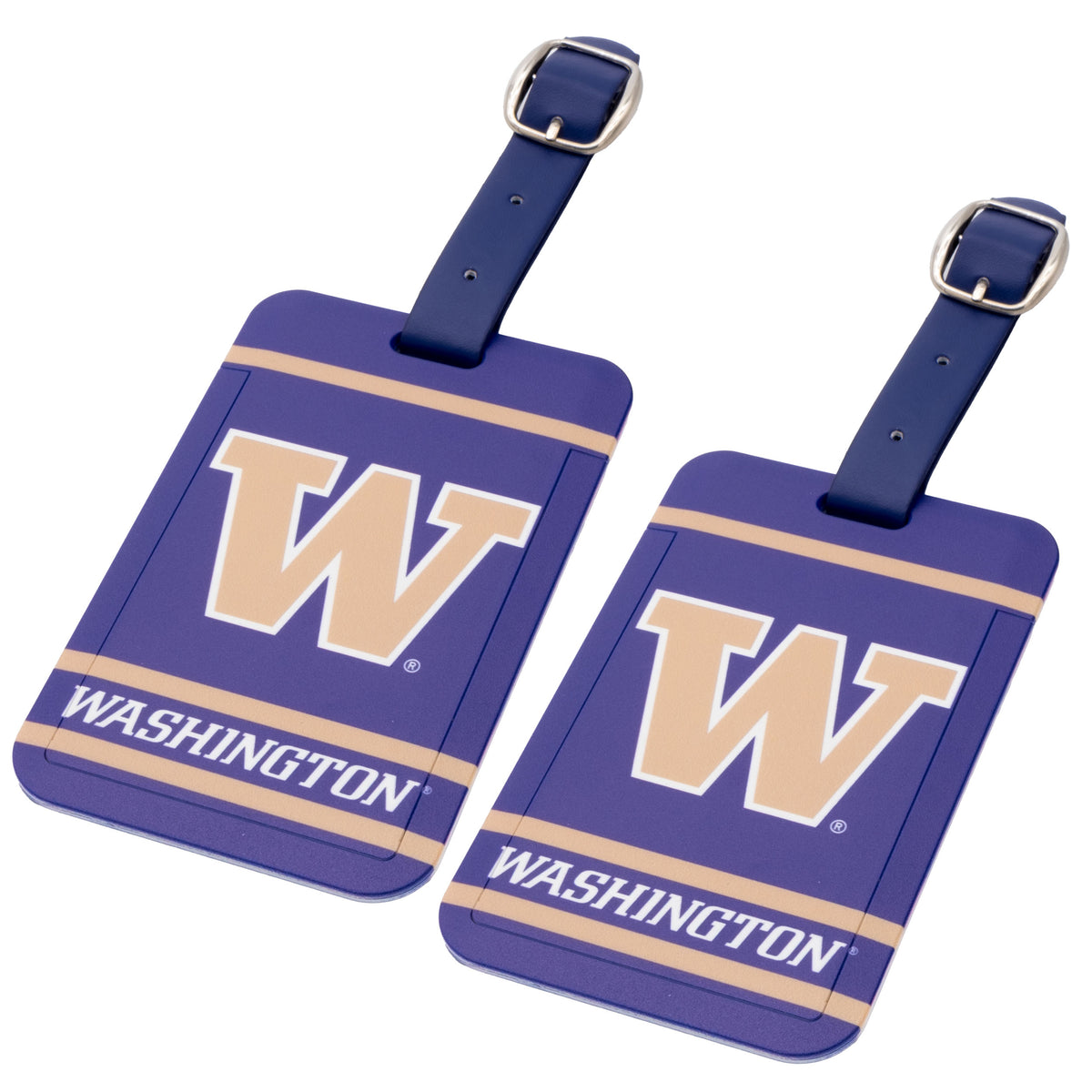 Washington Huskies plastic golf bag tag by Team Golf, product photo 4