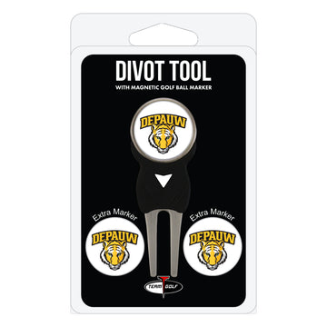DePauw Tigers Pitchgabel + 3 Ballmarker