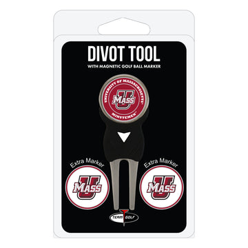 UMass Minutemen Pitchgabel + 3 Ballmarker