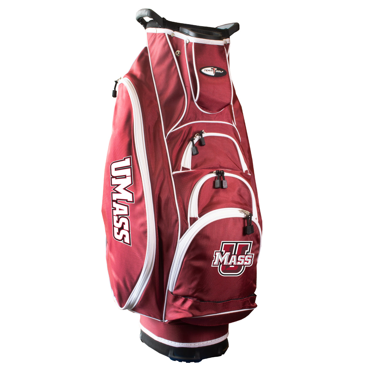 Umass Amherst Albatross golf cart bag in Maroon