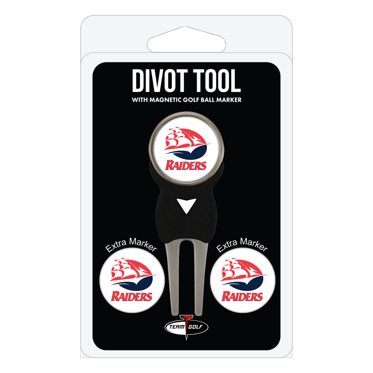 Shippensburg Raiders divot repair tool and three ball markers