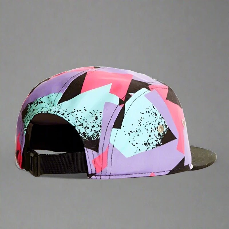 2Tone 5 PANEL CAP - Retro Rhythm - Club Rehab - hats2Tone 5 PANEL CAP - Retro Rhythm