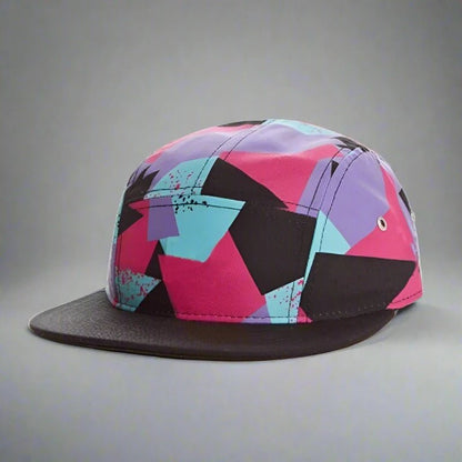 2Tone 5 PANEL CAP - Retro Rhythm - Club Rehab - hats2Tone 5 PANEL CAP - Retro Rhythm