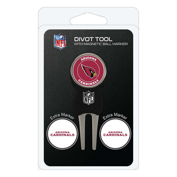 Arizona Cardinals divot repair tool and three ball markers