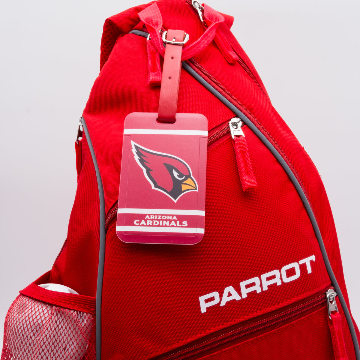 Arizona Cardinals plastic golf bag tag by Team Golf, product photo 3