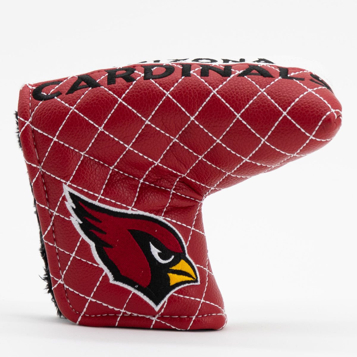 Arizona Cardinals Split Quilted Blade Putter Cover, front view