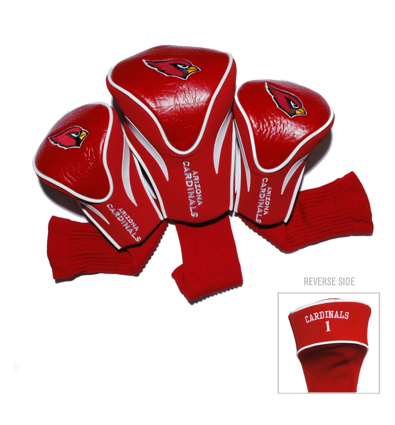 Arizona Cardinals 3 Pack Contour Sock Headcovers - Club Rehab