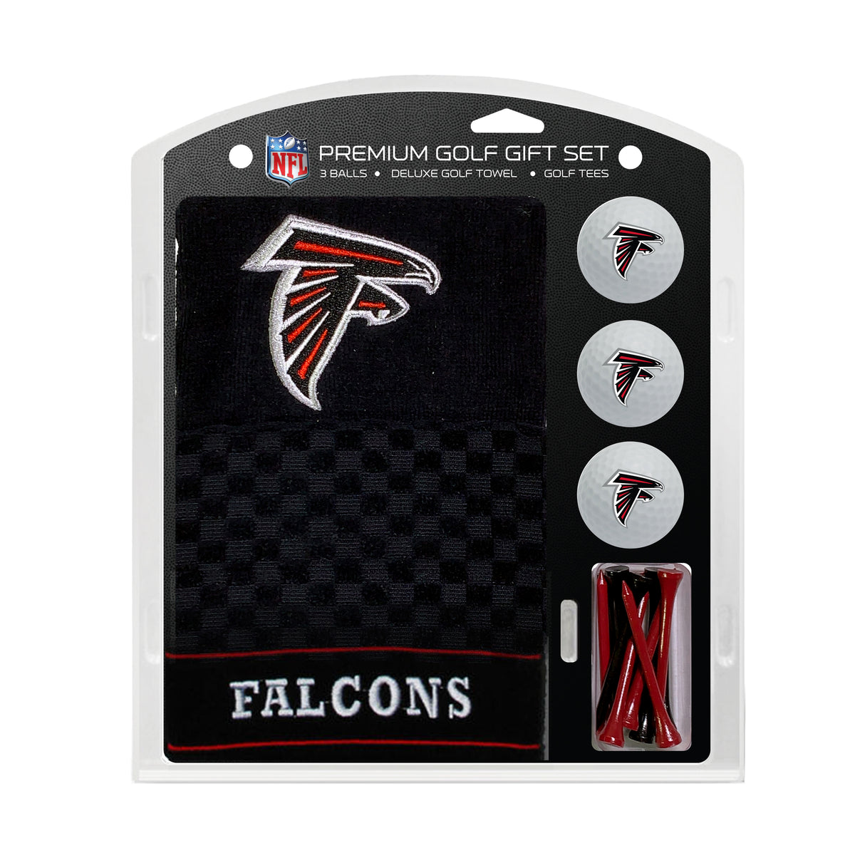 Atlanta Falcons Embroidered Towel Golf Gift Set