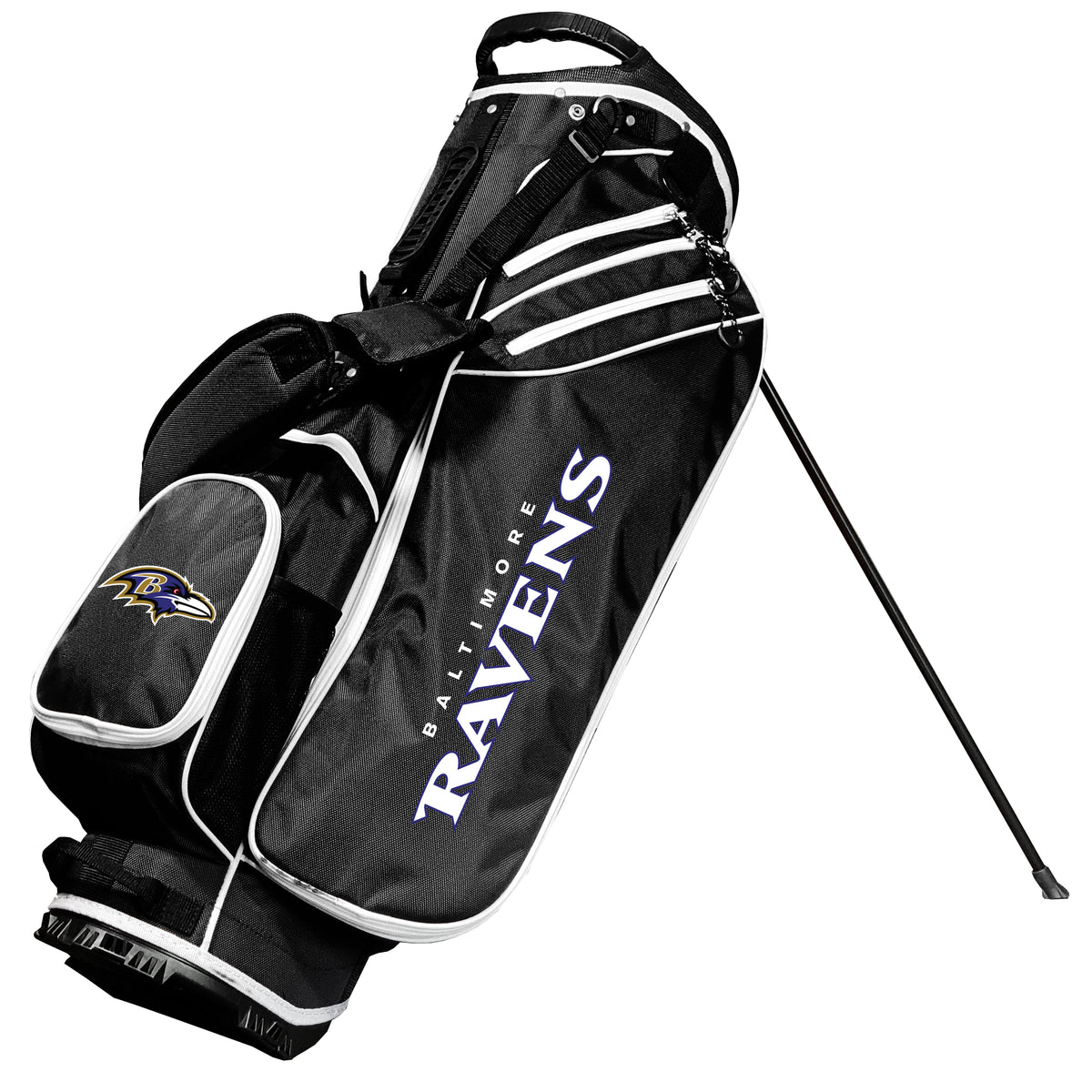 Baltimore Ravens Birdie stand golf bag, Black color