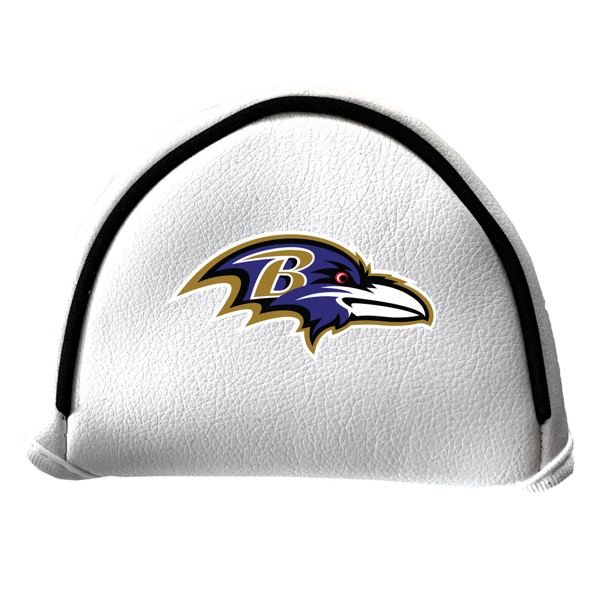 Baltimore Ravens Vintage White Printed Mallet Putter Headcover