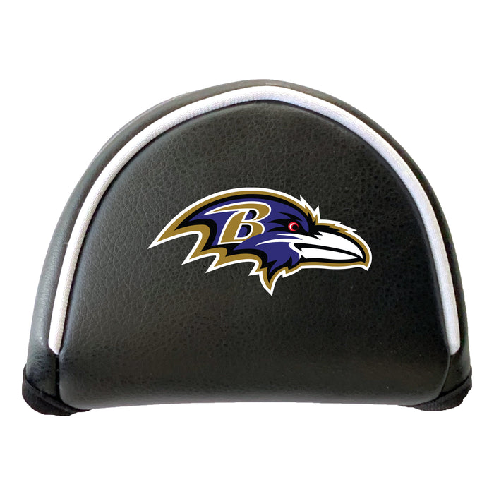 Baltimore Ravens Vintage Color Printed Mallet Putter Headcover
