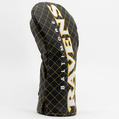 Baltimore Ravens Solid Quilted Driver Headcover - golf headcover product images