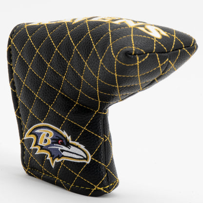 Baltimore Ravens Solid Quilted Blade Putter Headcover