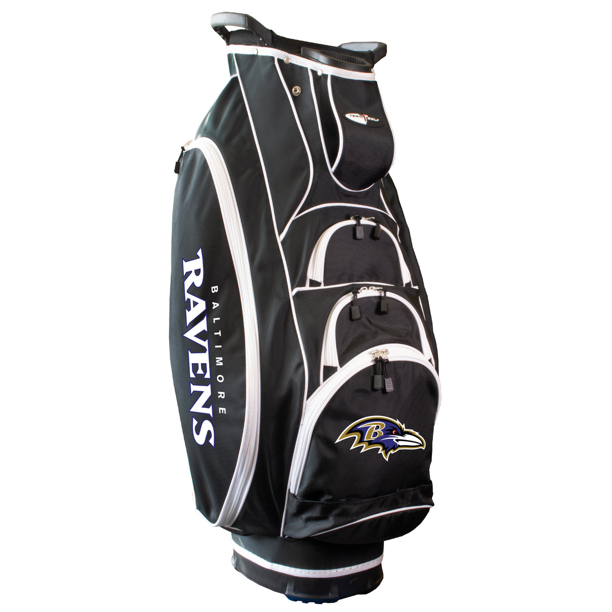 Baltimore Ravens Albatross golf cart bag in Black