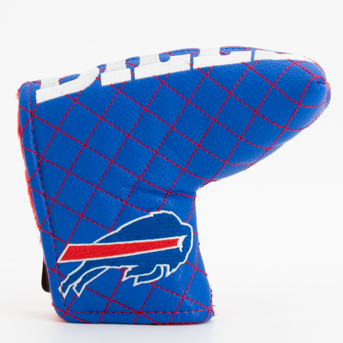 Buffalo Bills Split Quilted Blade Putter Cover, front view