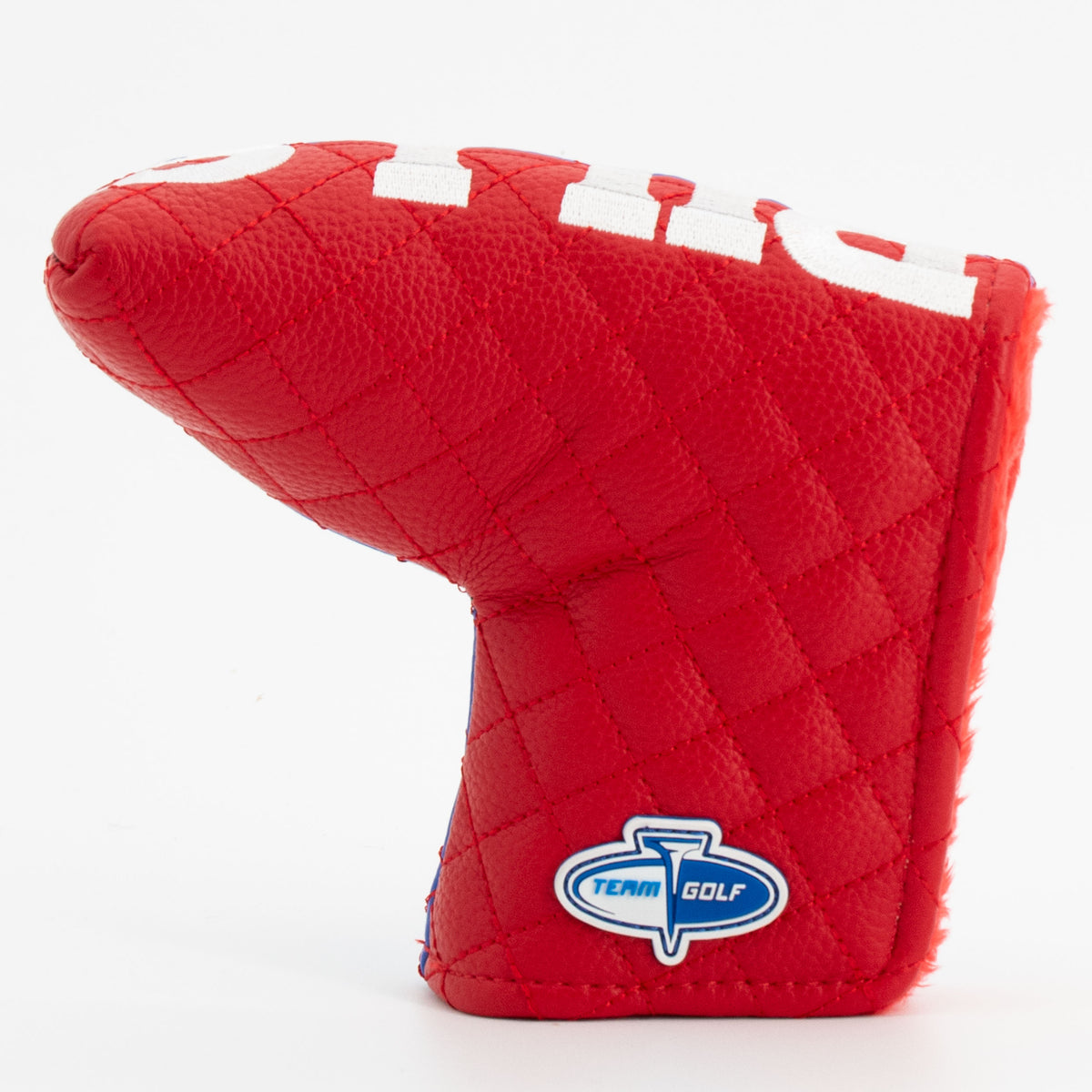 Buffalo Bills Split Quilted Blade Putter Cover, back view