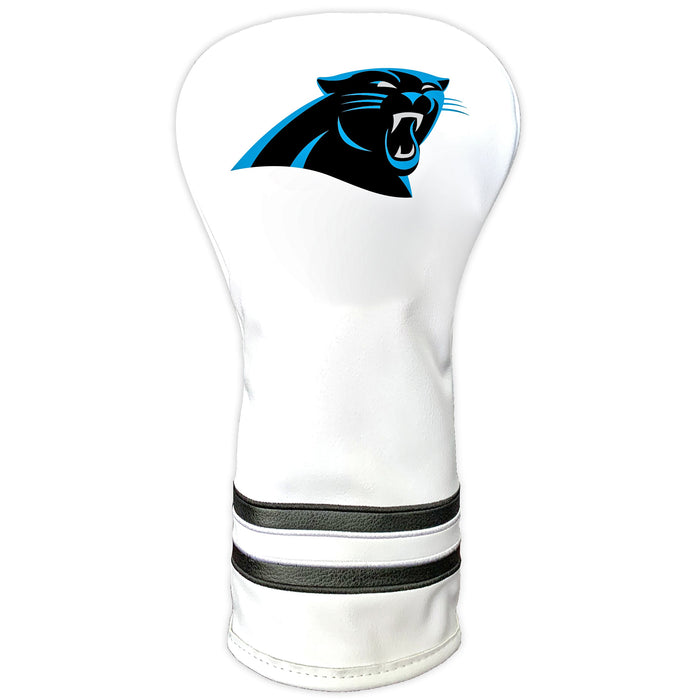 Carolina Panthers Vintage White Printed Driver Headcover