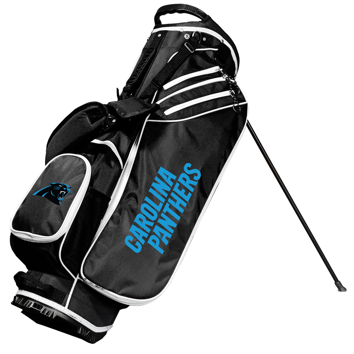Carolina Panthers Birdie stand golf bag, Black color