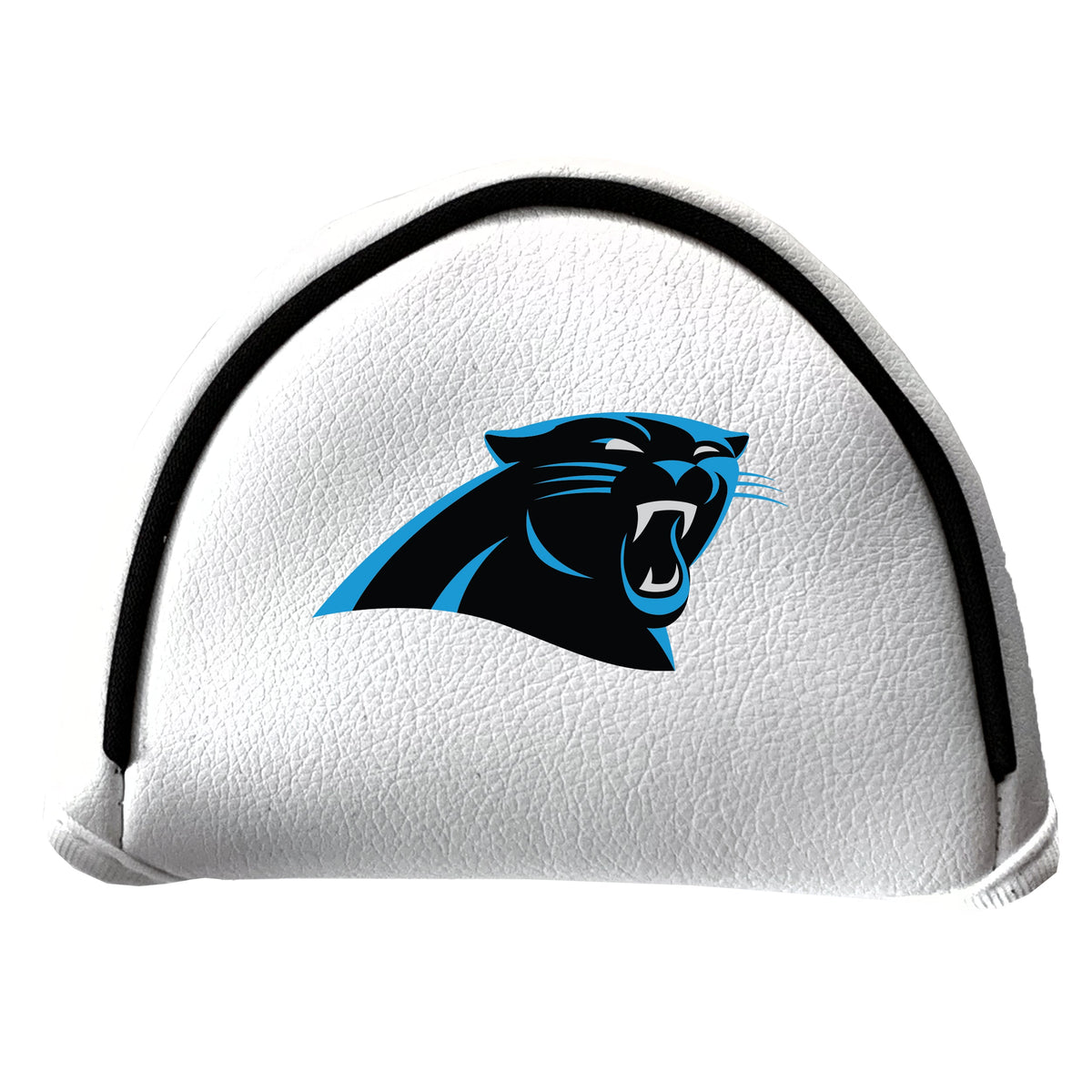 Carolina Panthers Vintage White Printed Mallet Putter Headcover