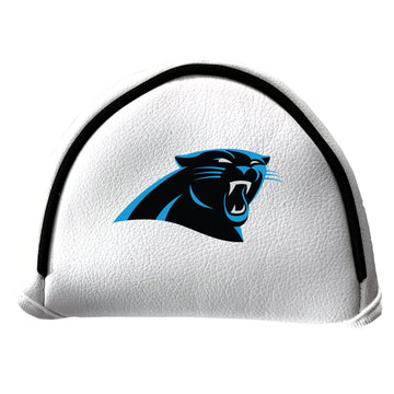 Carolina Panthers Vintage weißer Putter-Headcover mit Aufdruck (Mallet)