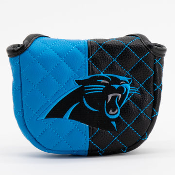 Carolina Panthers Split Quilted Mallet Putter Cover