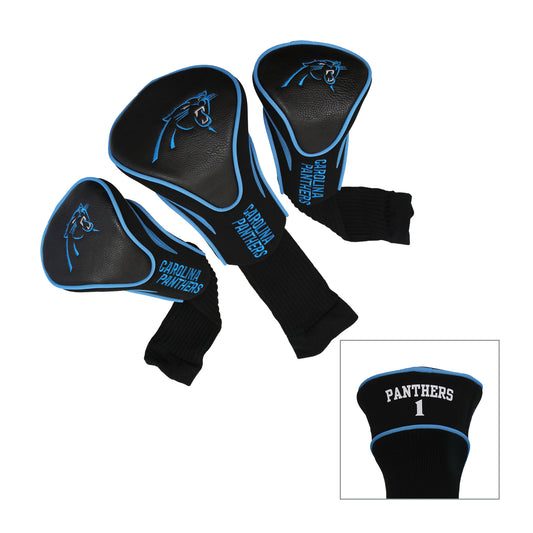 Carolina Panthers NFL Contour 3 Pack Headcovers