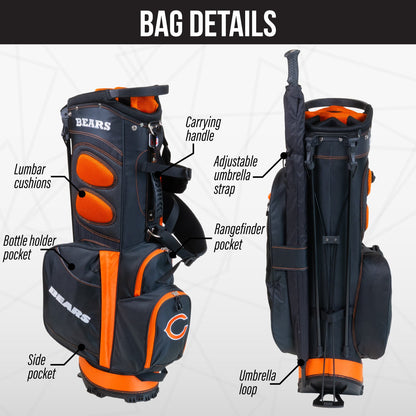 Chicago Bears Fairway Stand Bag - Image 2 - Club Rehab