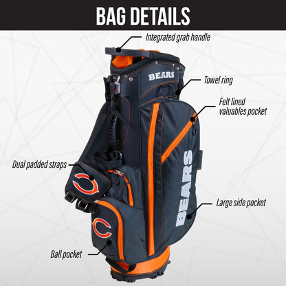 Chicago Bears Fairway Stand Bag - Image 3 - Club Rehab