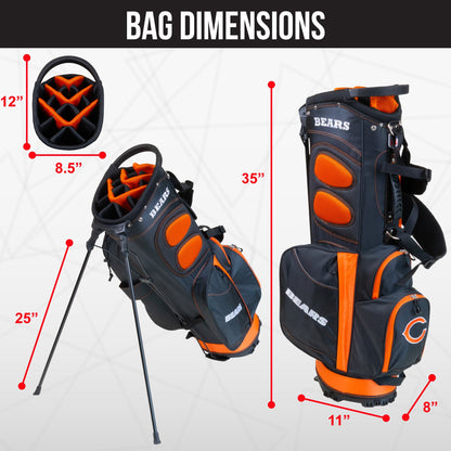 Chicago Bears Fairway Stand Bag - Image 4 - Club Rehab