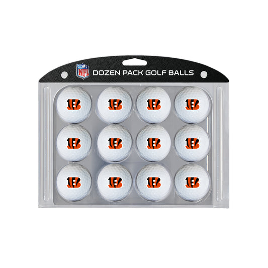 Cincinnati Bengals logo golf balls, 12 pack