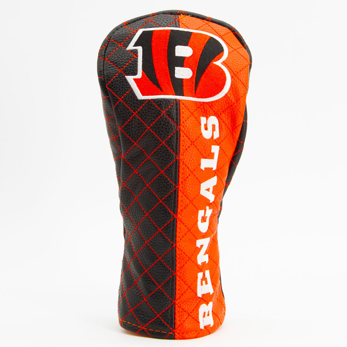 Cincinnati Bengals Split Quilted Fairway Headcover, front view