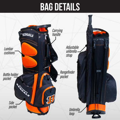 Cincinnati Bengals Fairway Stand Bag - Image 2 - Club Rehab