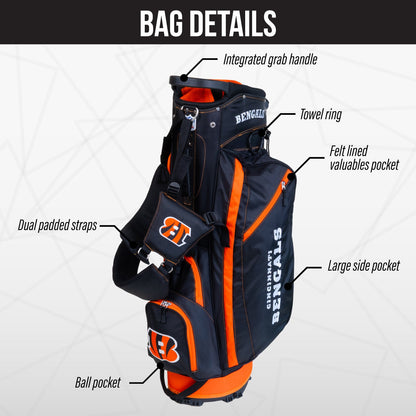 Cincinnati Bengals Fairway Stand Bag - Image 3 - Club Rehab