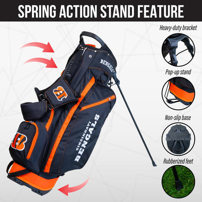 Cincinnati Bengals Fairway Stand Bag - Image 5 - Club Rehab