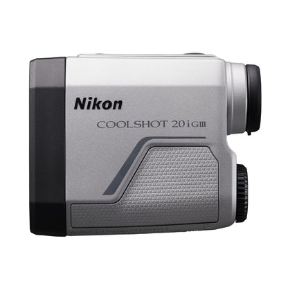 Nikon COOLSHOT 20i GIII side profile with textured grip
