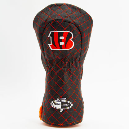 Cincinnati Bengals Solid Quilted Driver Headcover, back view